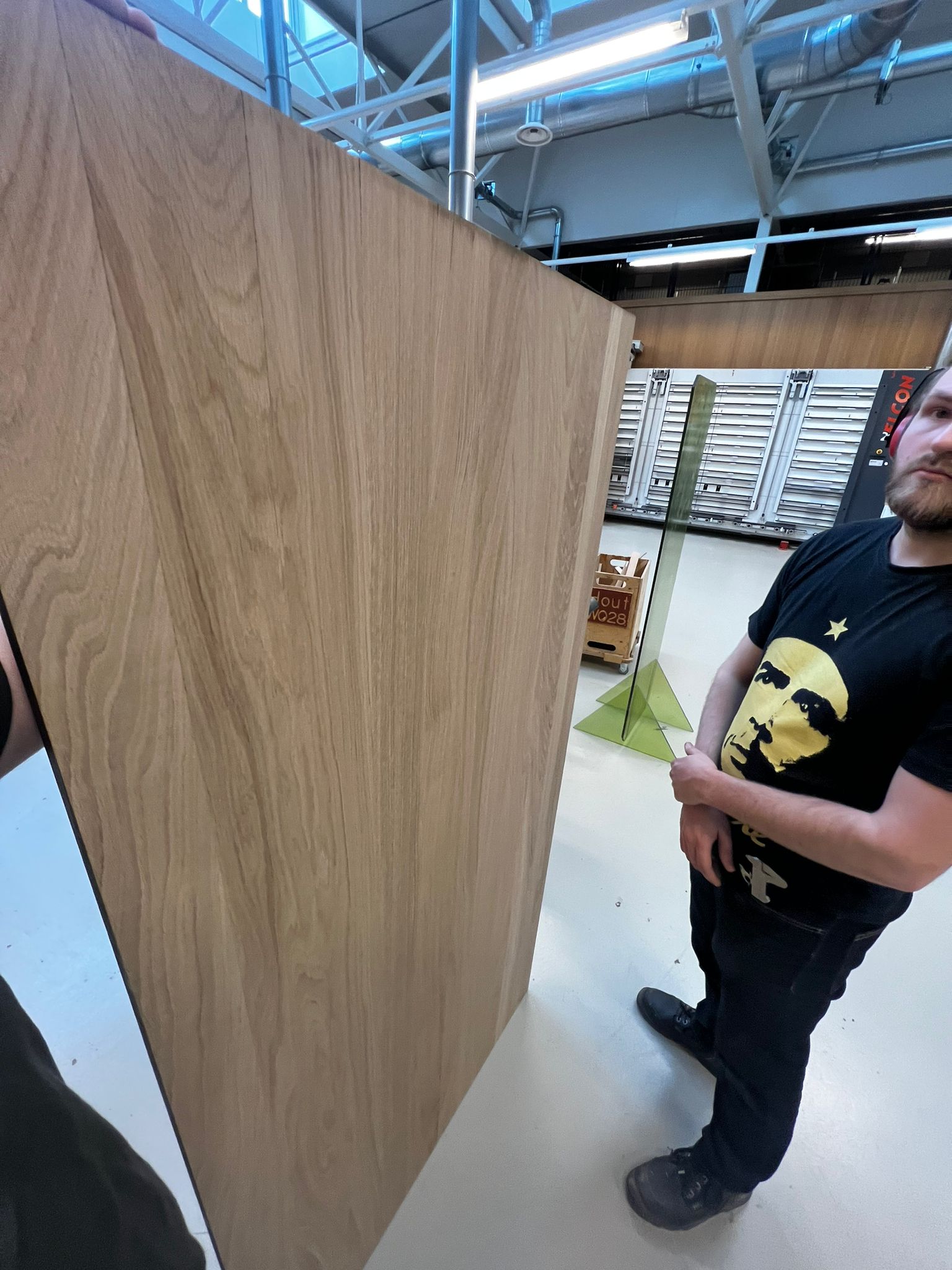bureau en wandplanken
